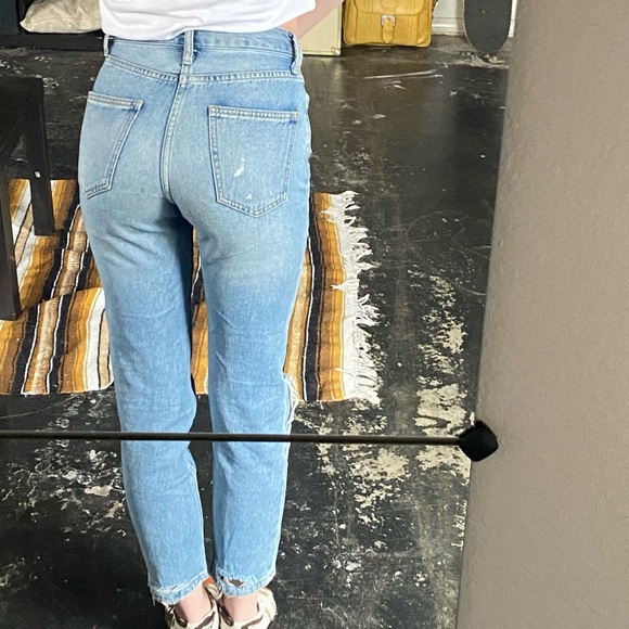 vintage cropped slim current/elliott jeans - Picture 3 of 6